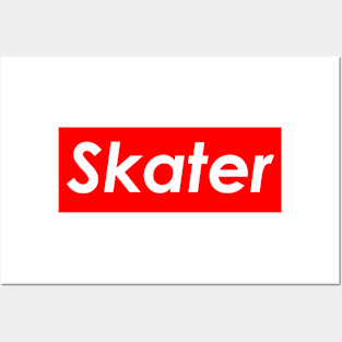 Skater (Red) Posters and Art